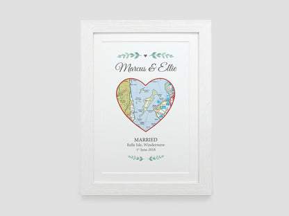 Special Location Map Gift