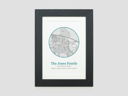 Special Location Map Print **ANY LOCATION** VA120
