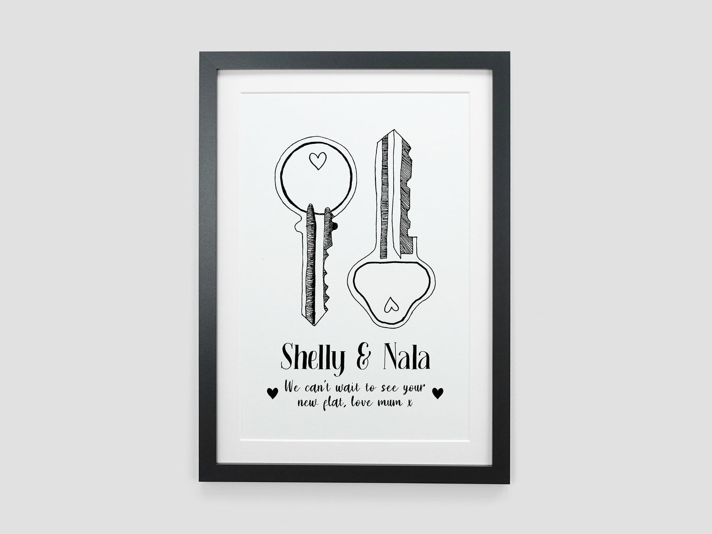 Keys to New Home Print
