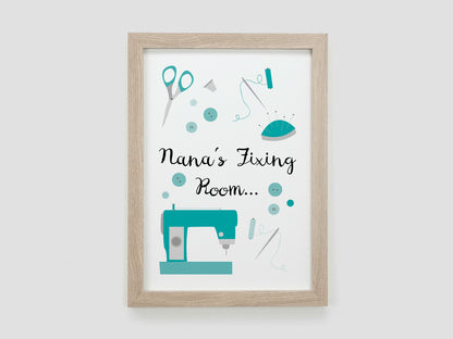Craft Room Poster Print