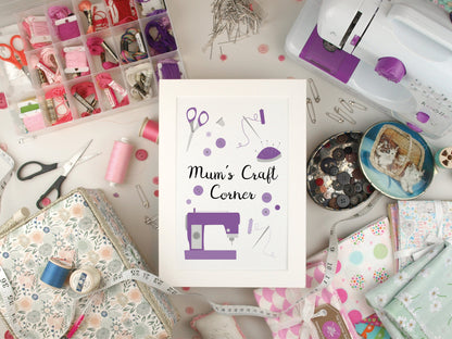 Craft Room Poster Print