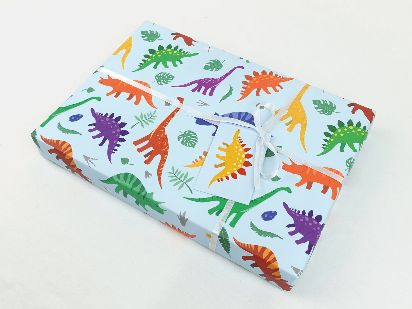 Dinosaur wrapping paper