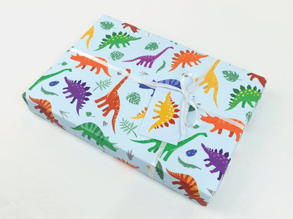 Dinosaur wrapping paper