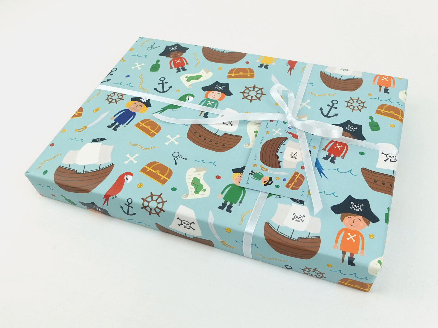 Pirate wrapping paper