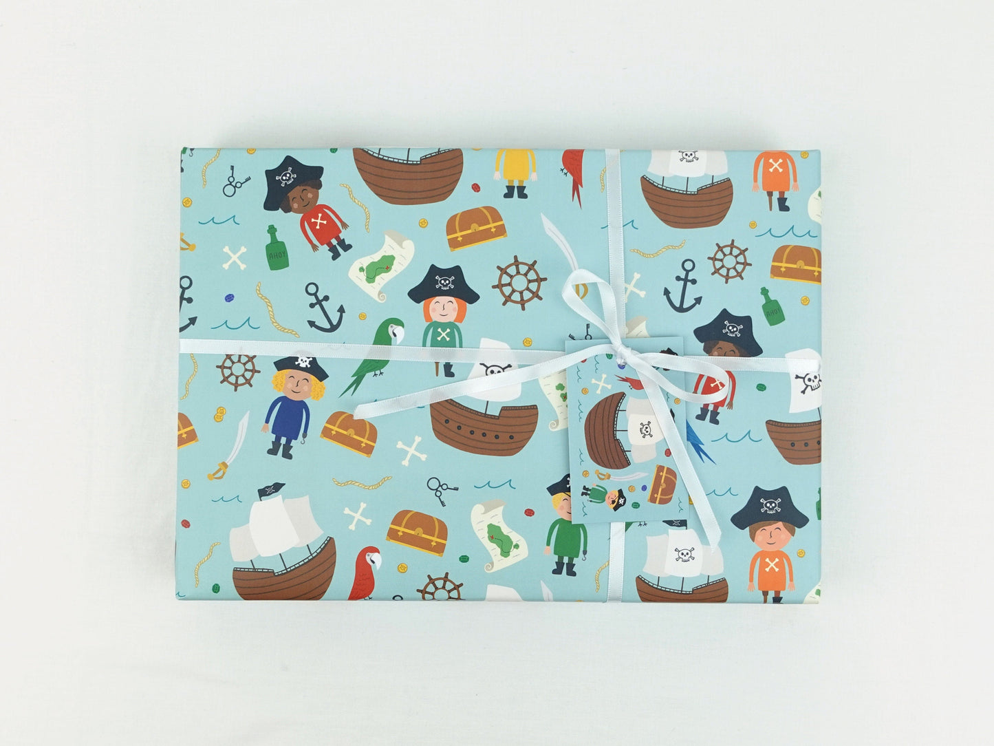 Pirate wrapping paper