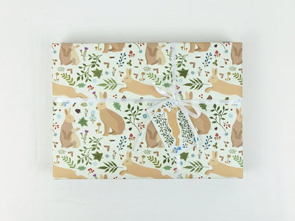 Rabbit / Hare / Bunny wrapping paper