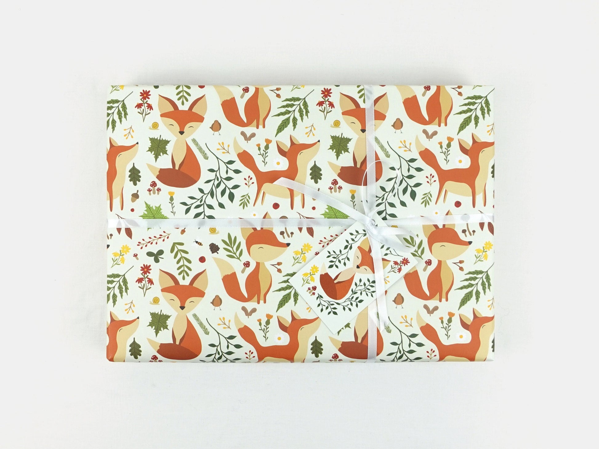 Fox wrapping paper