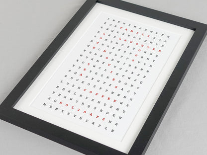 Personalised Word Search Print