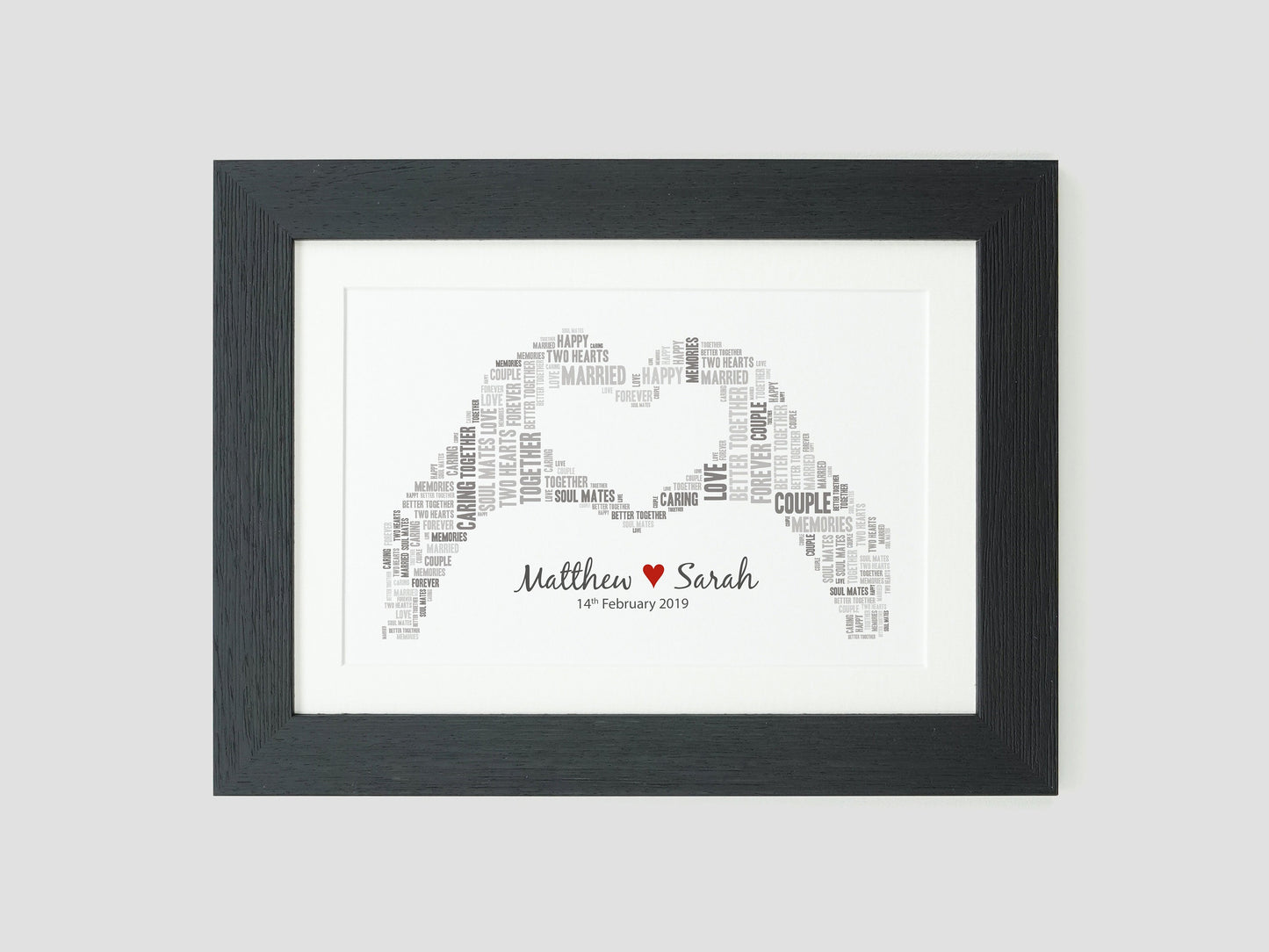 Personalised wedding day gift