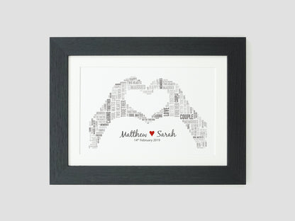 Personalised wedding day gift