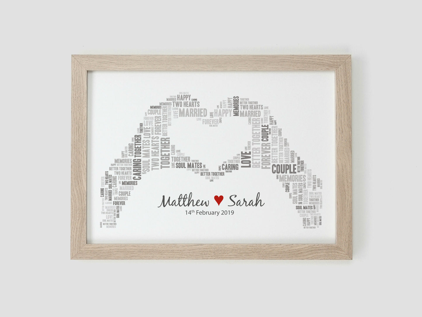 Personalised wedding day gift