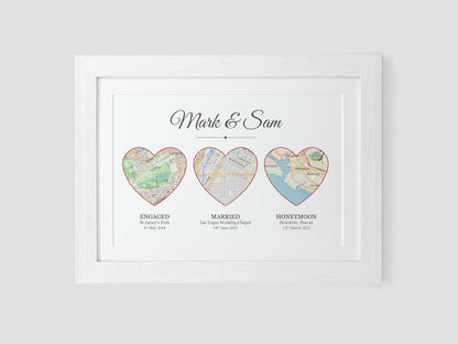 Met Engaged Married Wedding Gift