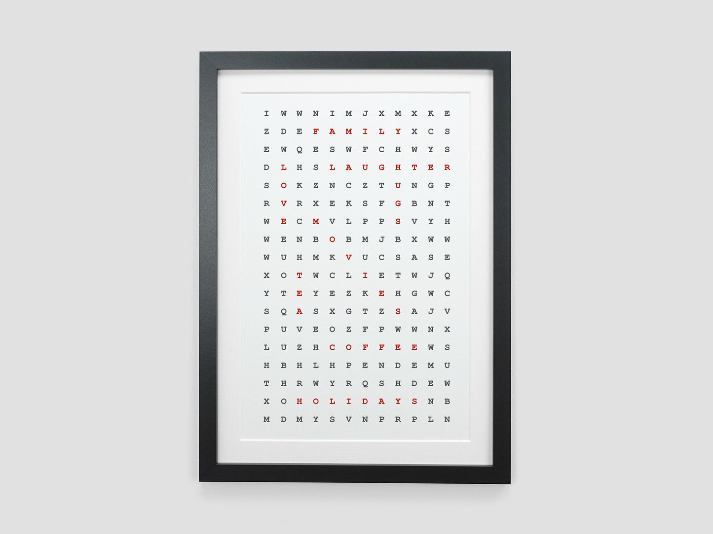 Personalised Word Search Print