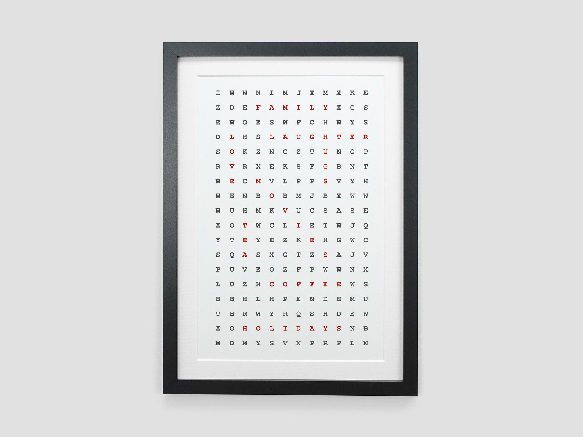 Personalised Word Search Print