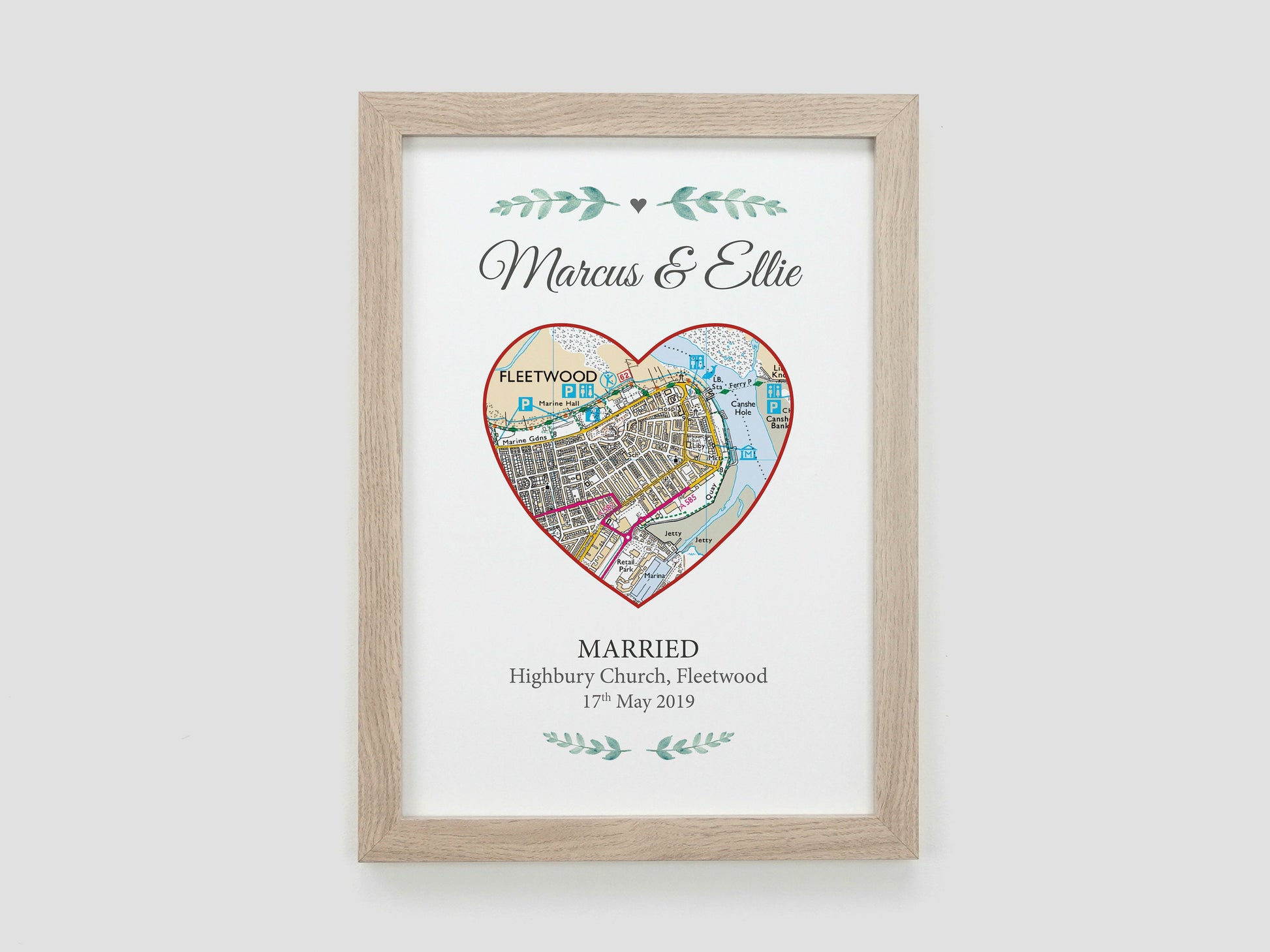 Special Location Map Gift