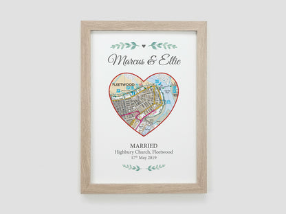 Special Location Map Gift