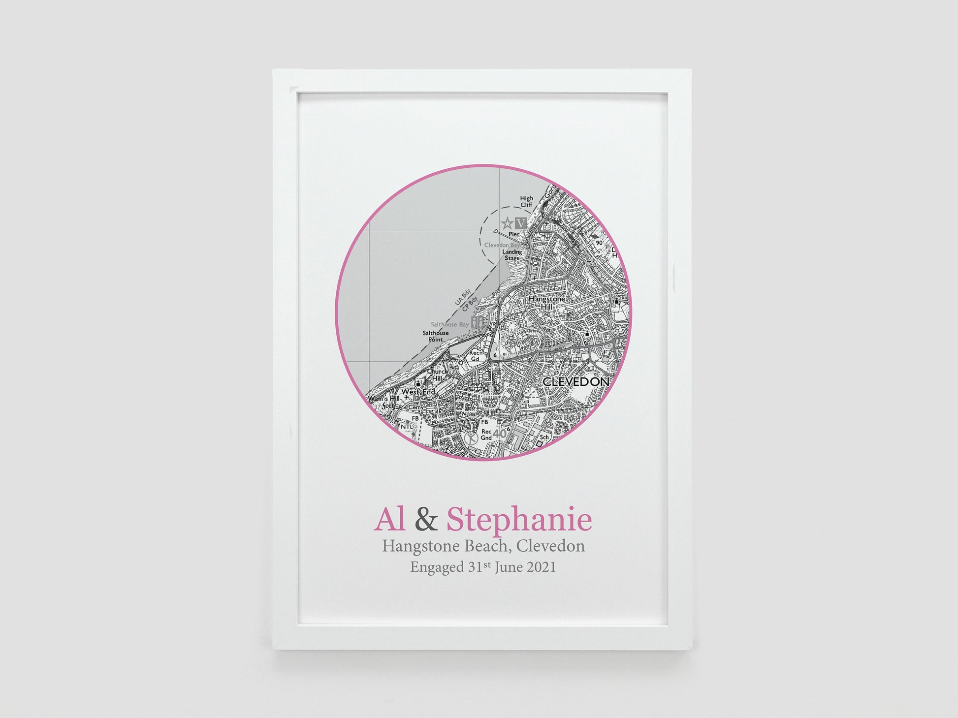 Special Location Map Print **ANY LOCATION** VA120