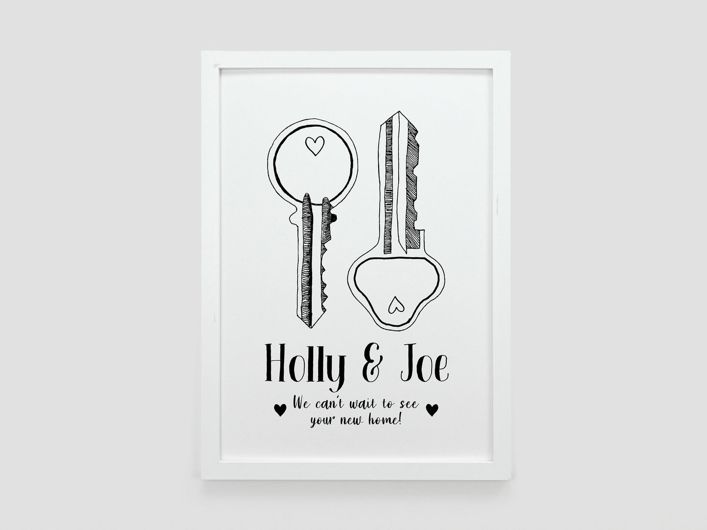 Keys to New Home Print