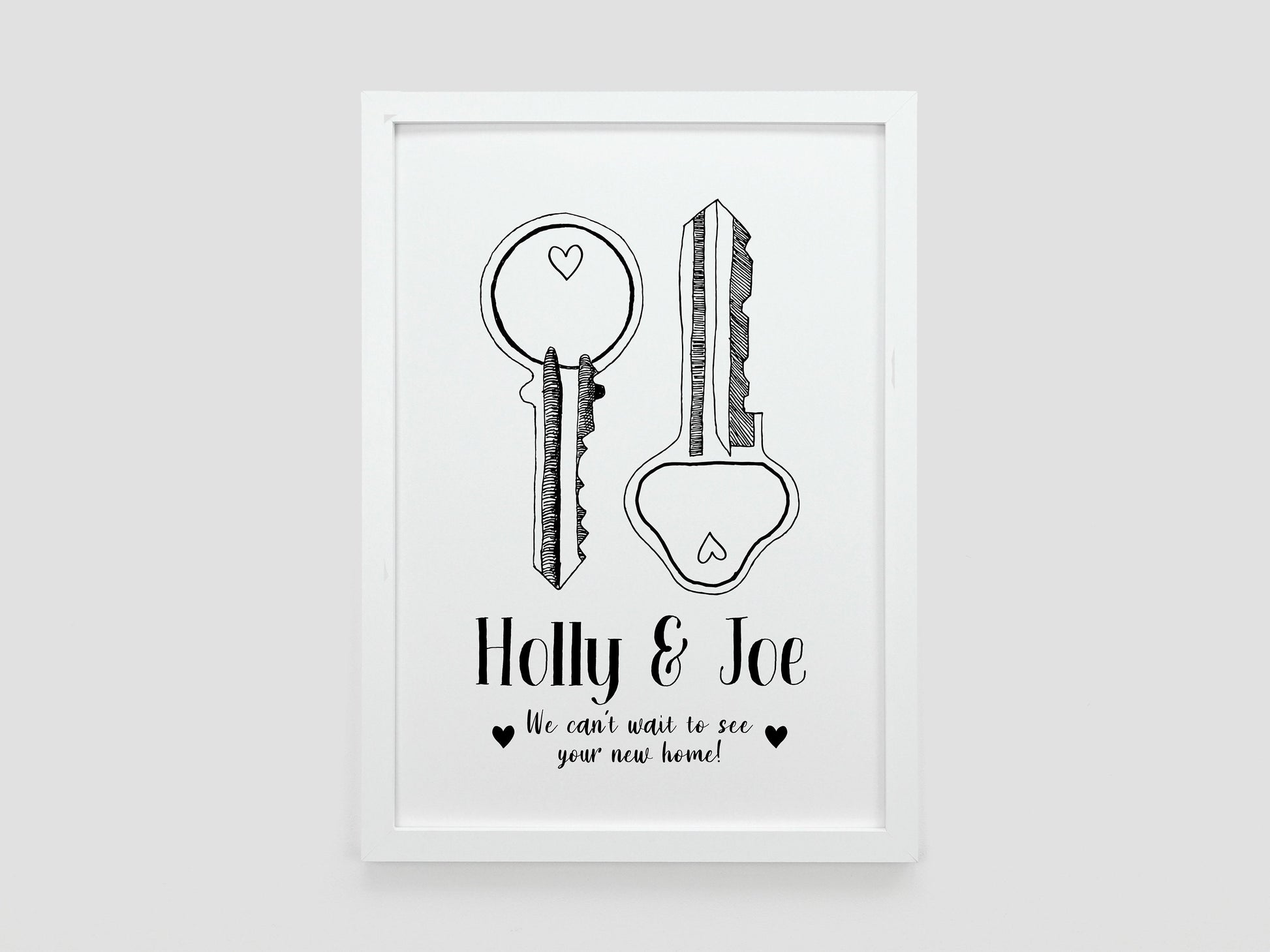 Keys to New Home Print
