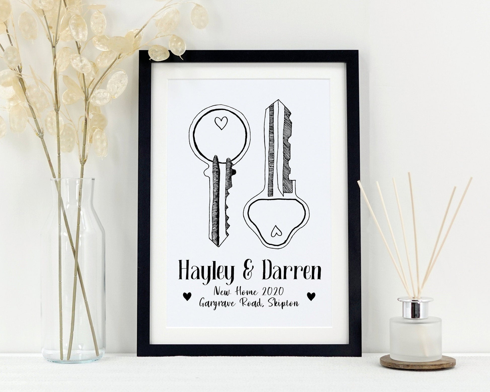Keys to New Home Print