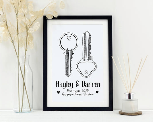 Keys to New Home Print