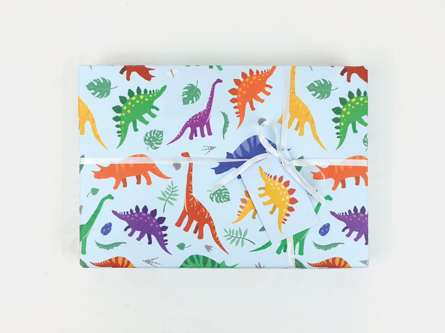 Dinosaur wrapping paper