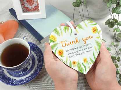 Thank you sunflower nursery teacher gift