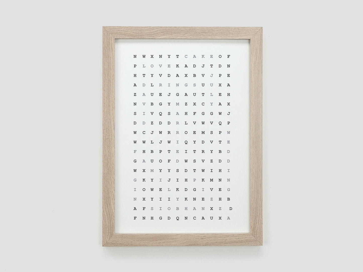 Personalised Word Search Print