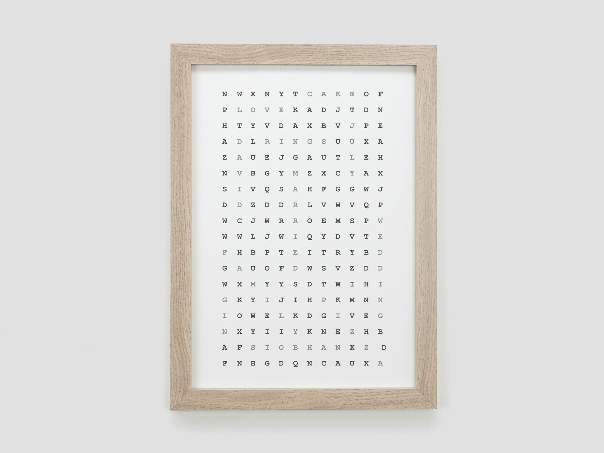 Personalised Word Search Print