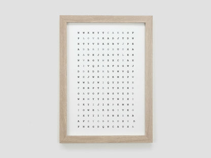 Personalised Word Search Print