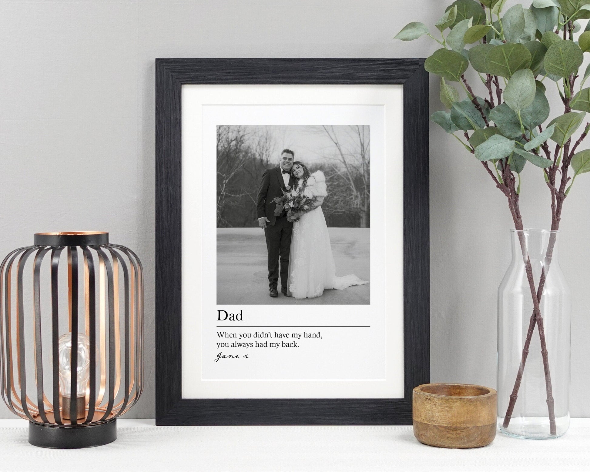 Photo gift for dad