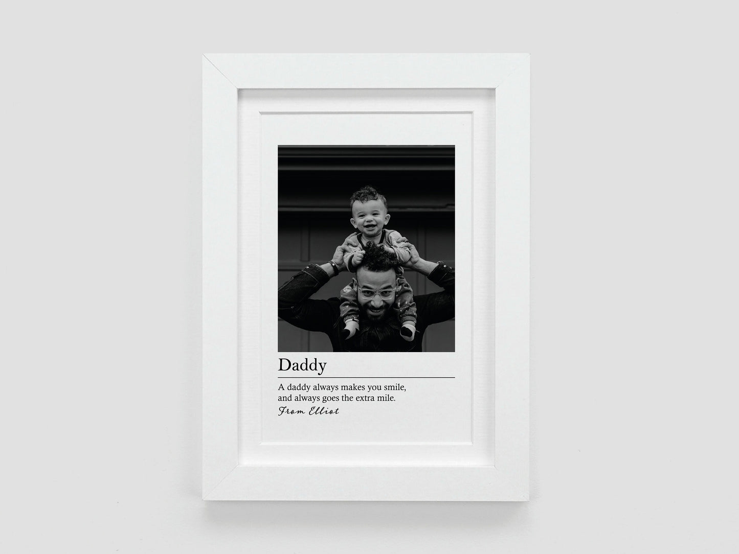 Photo gift for dad