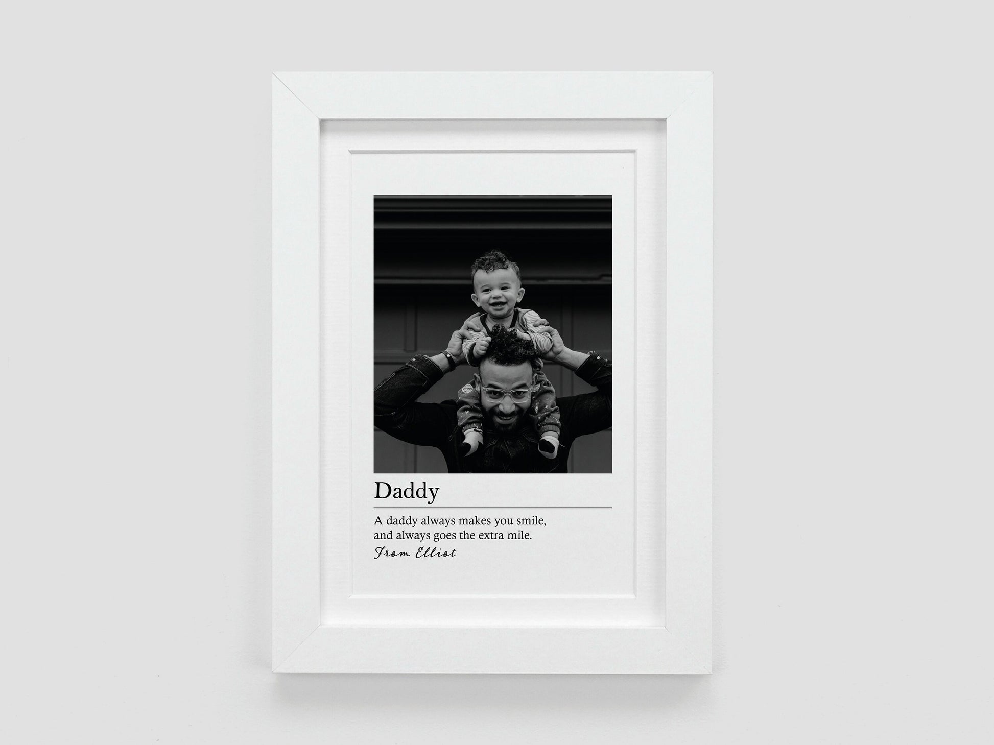 Photo gift for dad