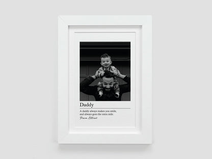Photo gift for dad