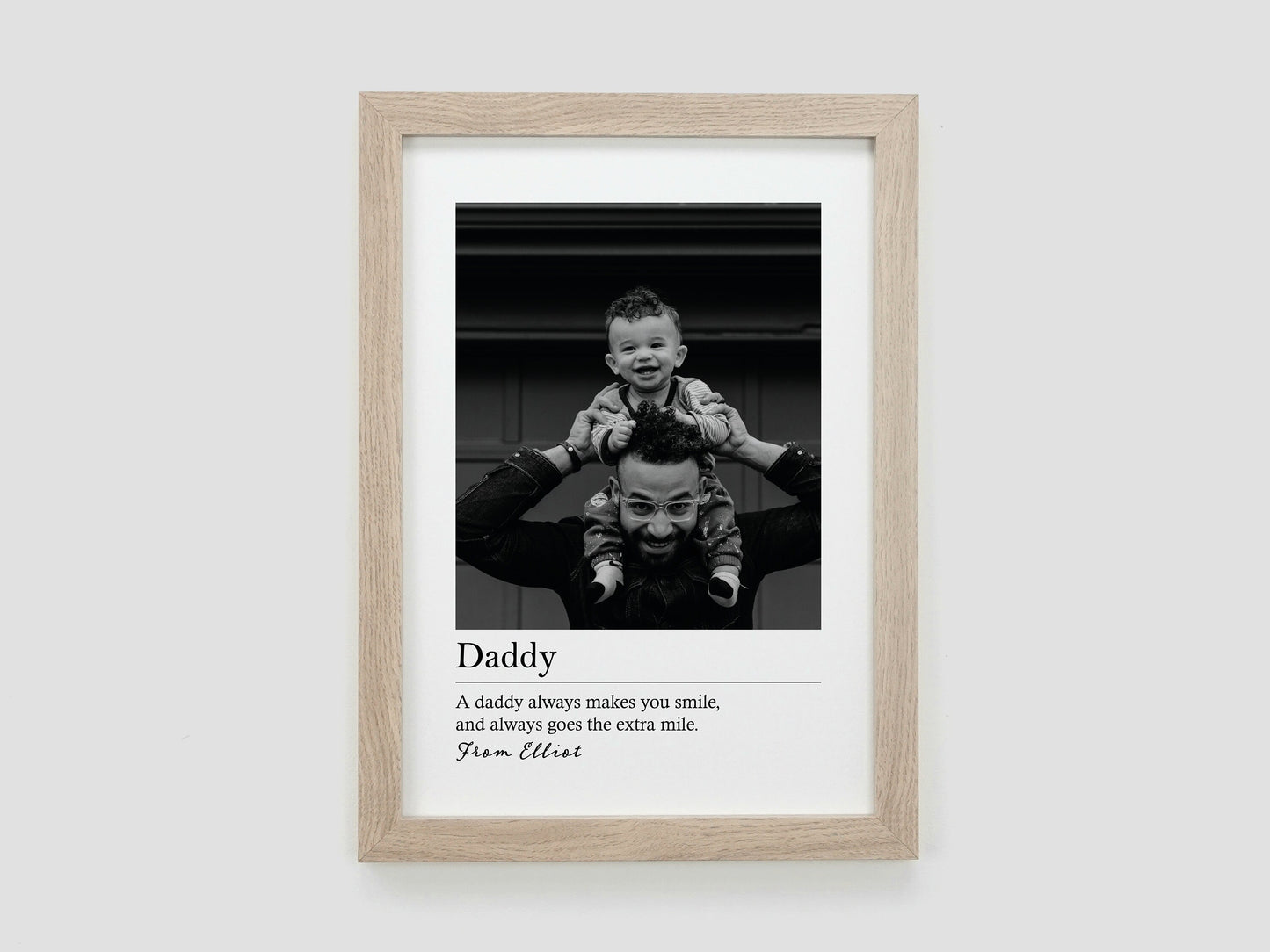 Photo gift for dad