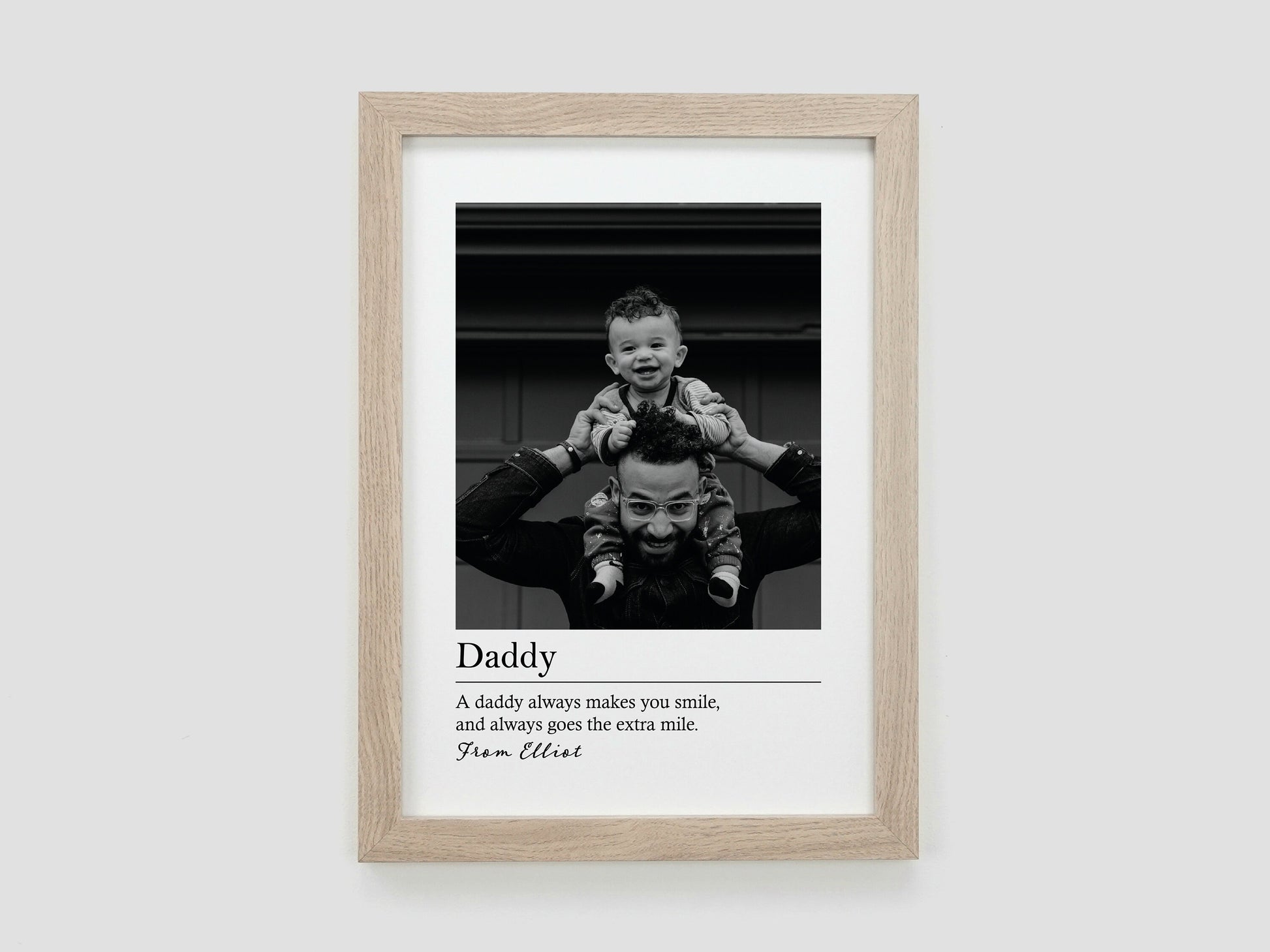 Photo gift for dad