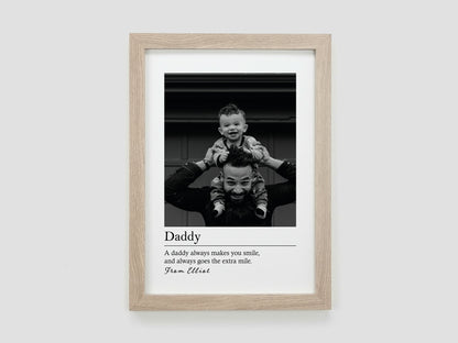 Photo gift for dad