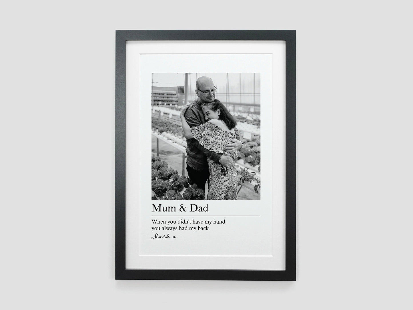 Photo gift for dad