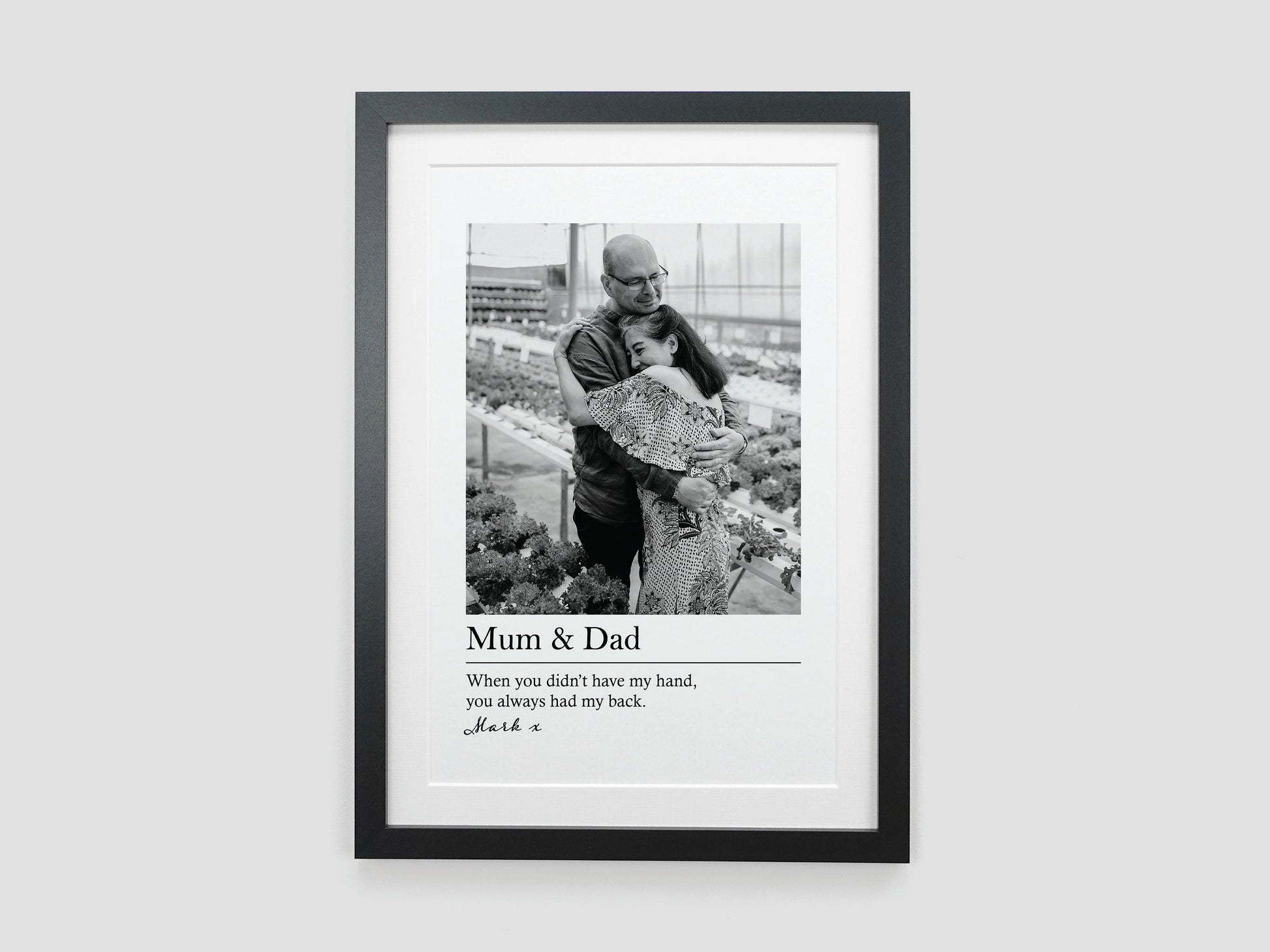 Photo gift for dad
