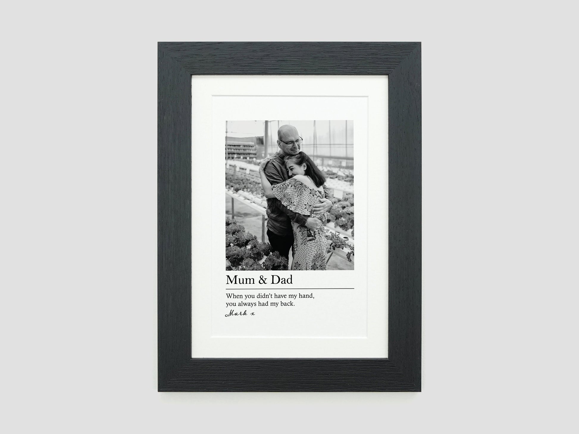 Photo gift for dad
