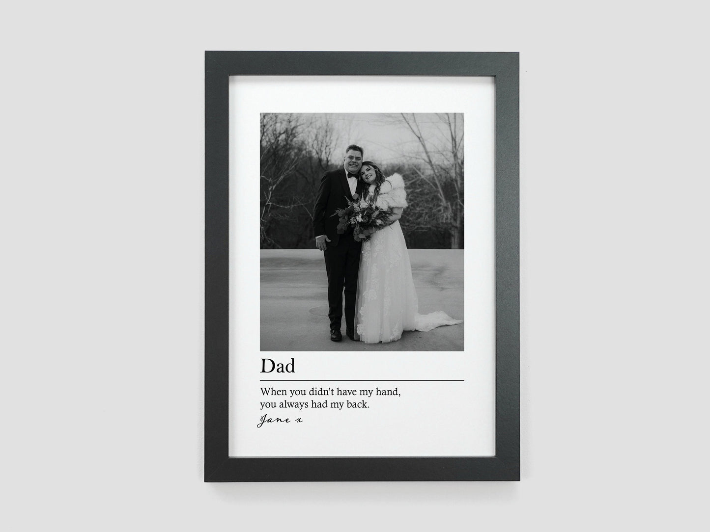 Photo gift for dad