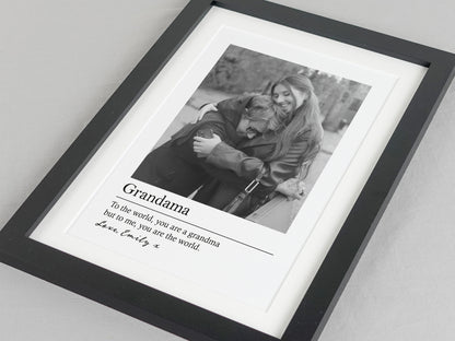 Photo gift for grandparent