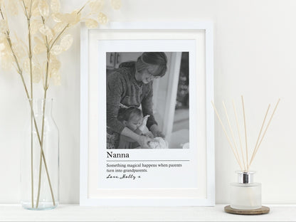 Photo gift for grandparent