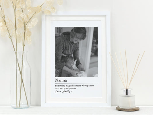 Photo gift for grandparent