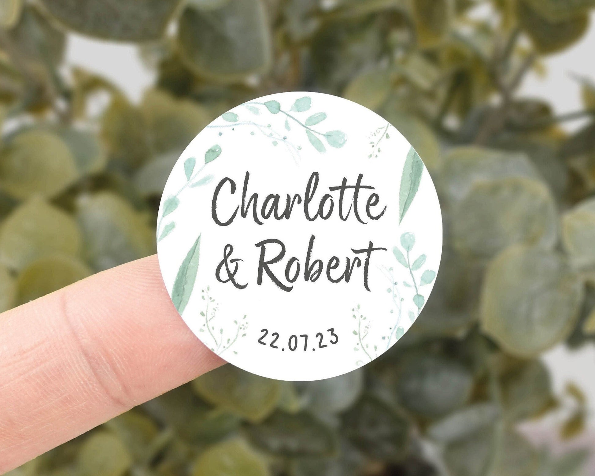 Wedding sticker