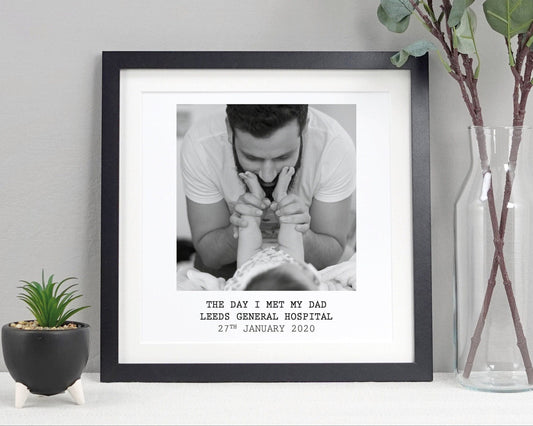 Gift for dad personalised with your own photo