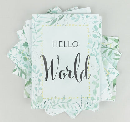 30 Baby milestone cards with gift box