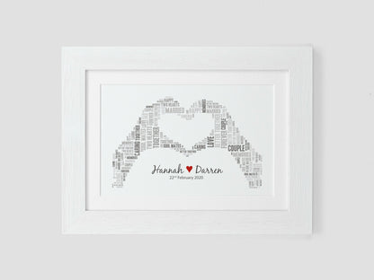 Personalised wedding day gift