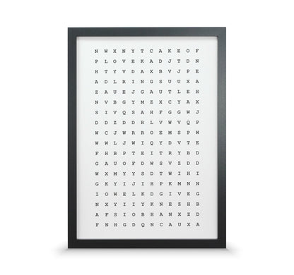 Personalised Word Search Print
