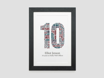Personalised Word Number